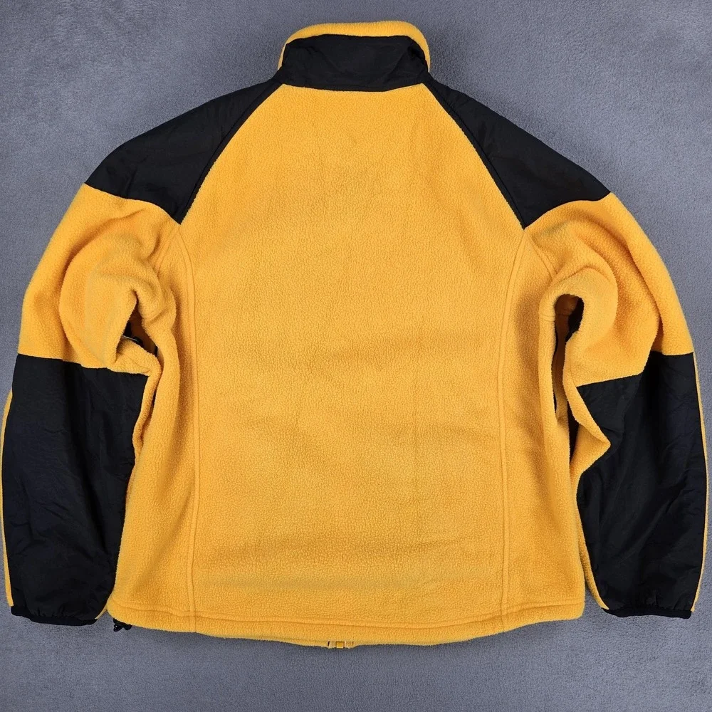 Vintage LL Bean Jacket Women Large Yellow All Conditions Fleece USA 90s Gorpcore
